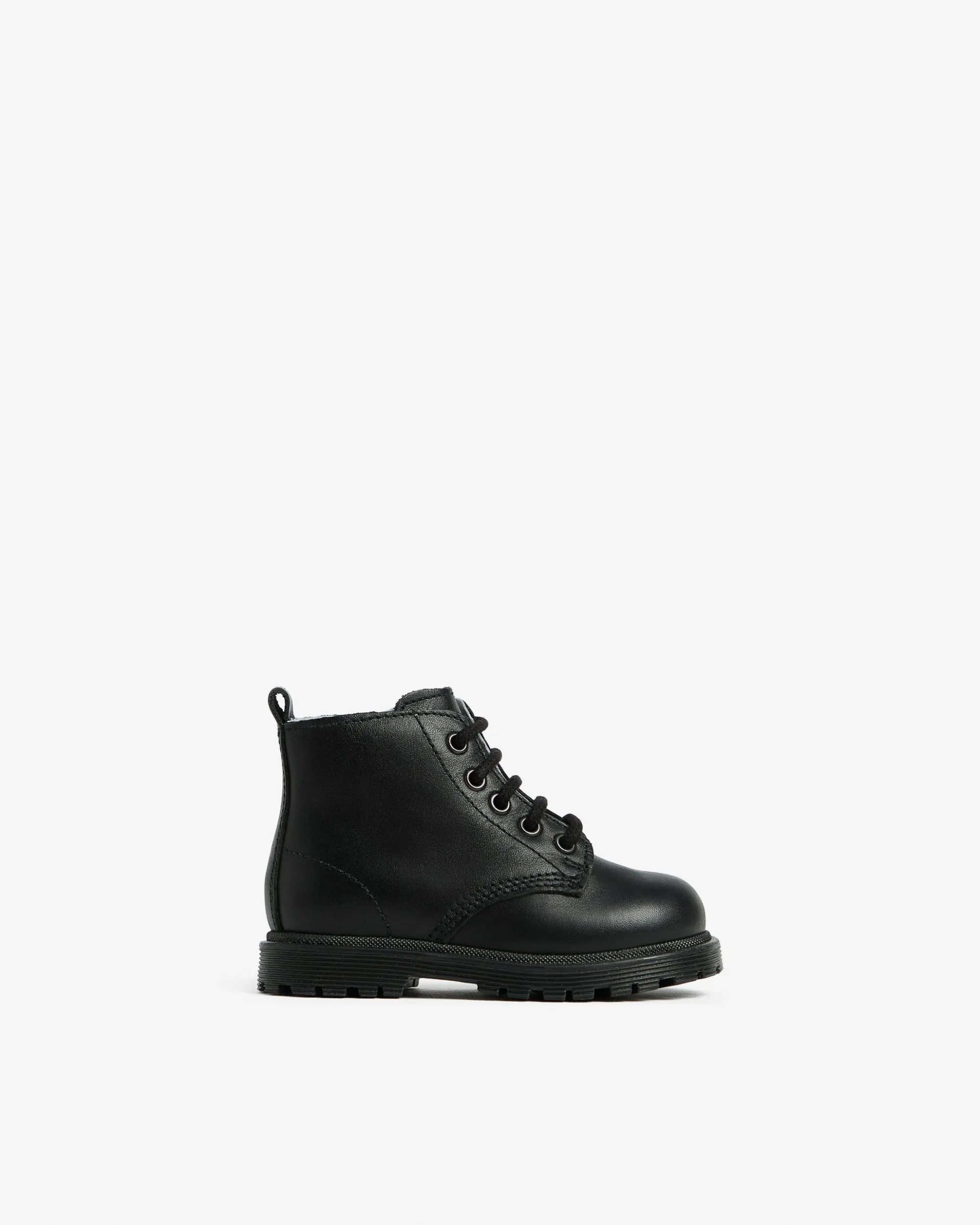 Nero Giardini Anfibi Junior da Bambina in Pelle Nero Hot