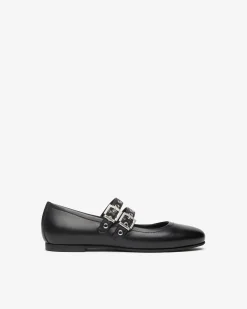 Nero Giardini Ballerine Donna in Pelle Nero Online