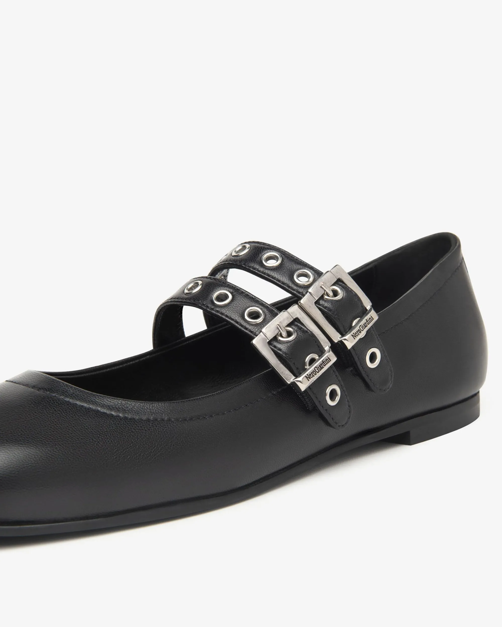 Nero Giardini Ballerine Donna in Pelle Nero Online
