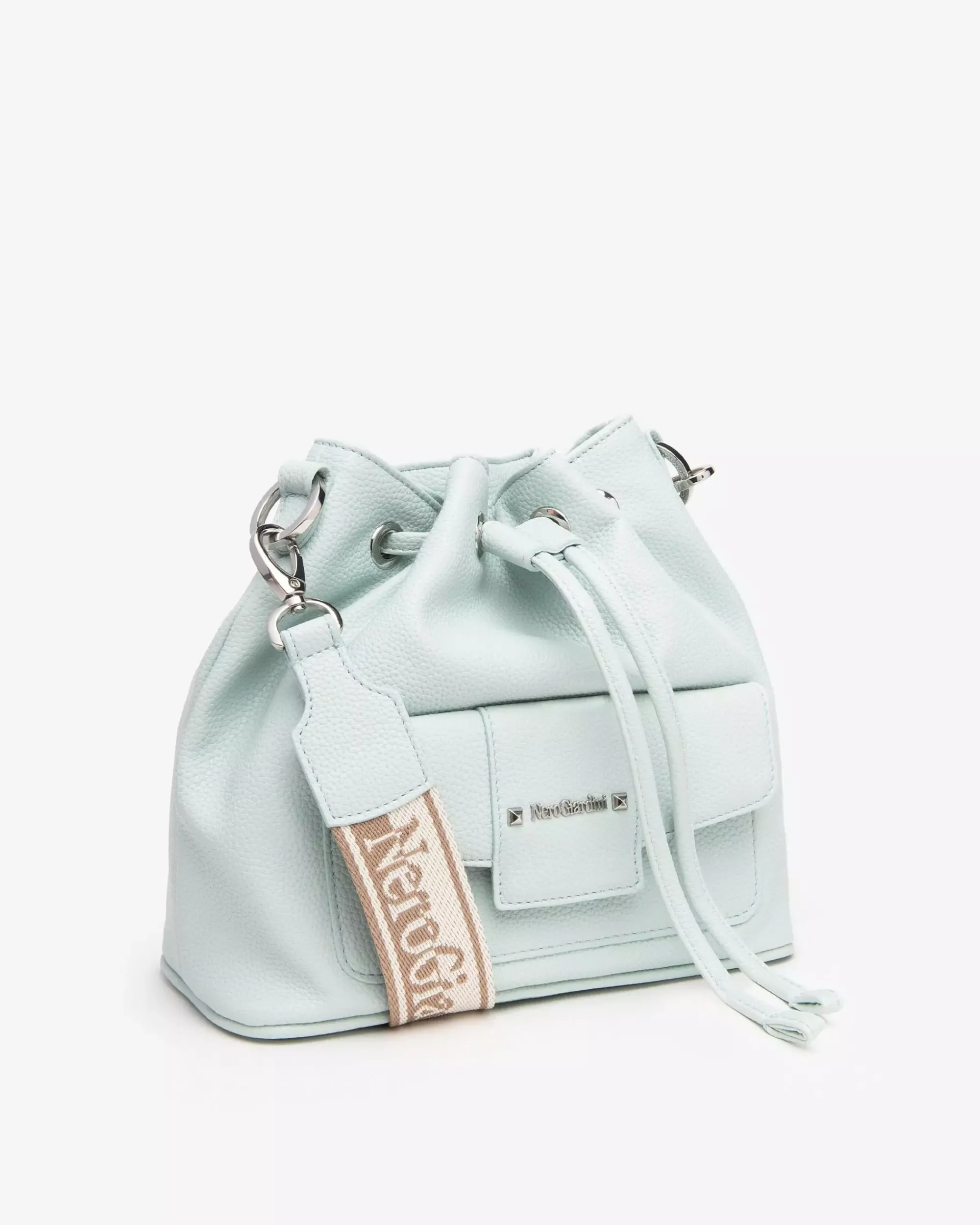 Nero Giardini Borsa a Secchiello da Donna in Materiale Tecnico
