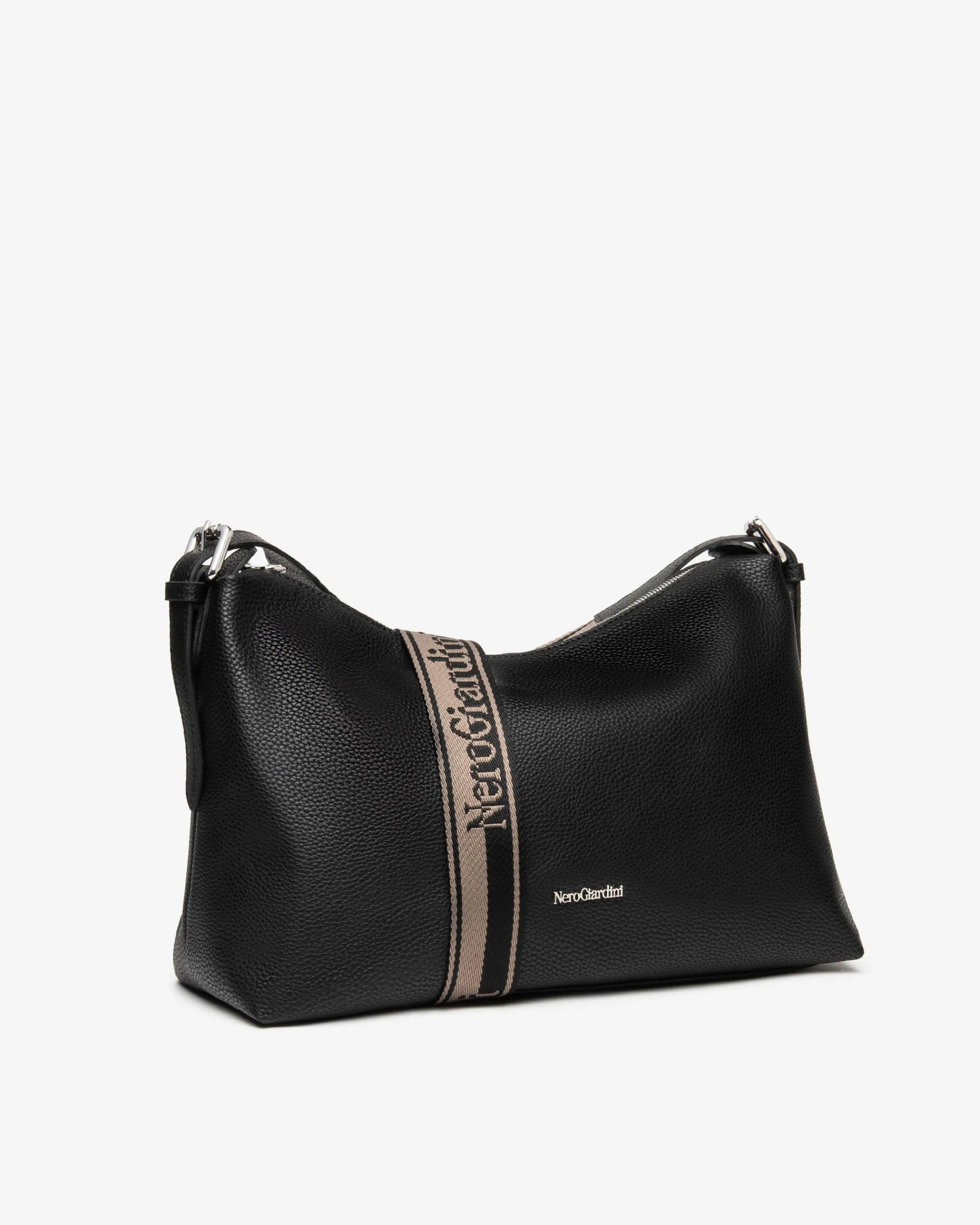 Nero Giardini Borsa a Tracolla da Donna in Materiale Tecnico