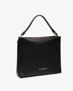 Nero Giardini Borsa Hobo da Donna in Materiale Tecnico Nero Hot