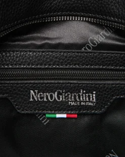 Nero Giardini Borsa Hobo da Donna in Materiale Tecnico Outlet