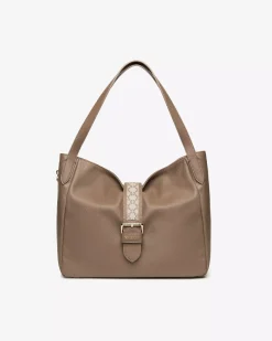 Nero Giardini Borsa Hobo da Donna in Materiale Tecnico Outlet