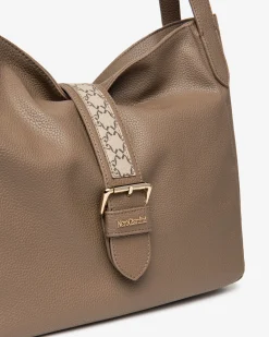 Nero Giardini Borsa Hobo da Donna in Materiale Tecnico Outlet