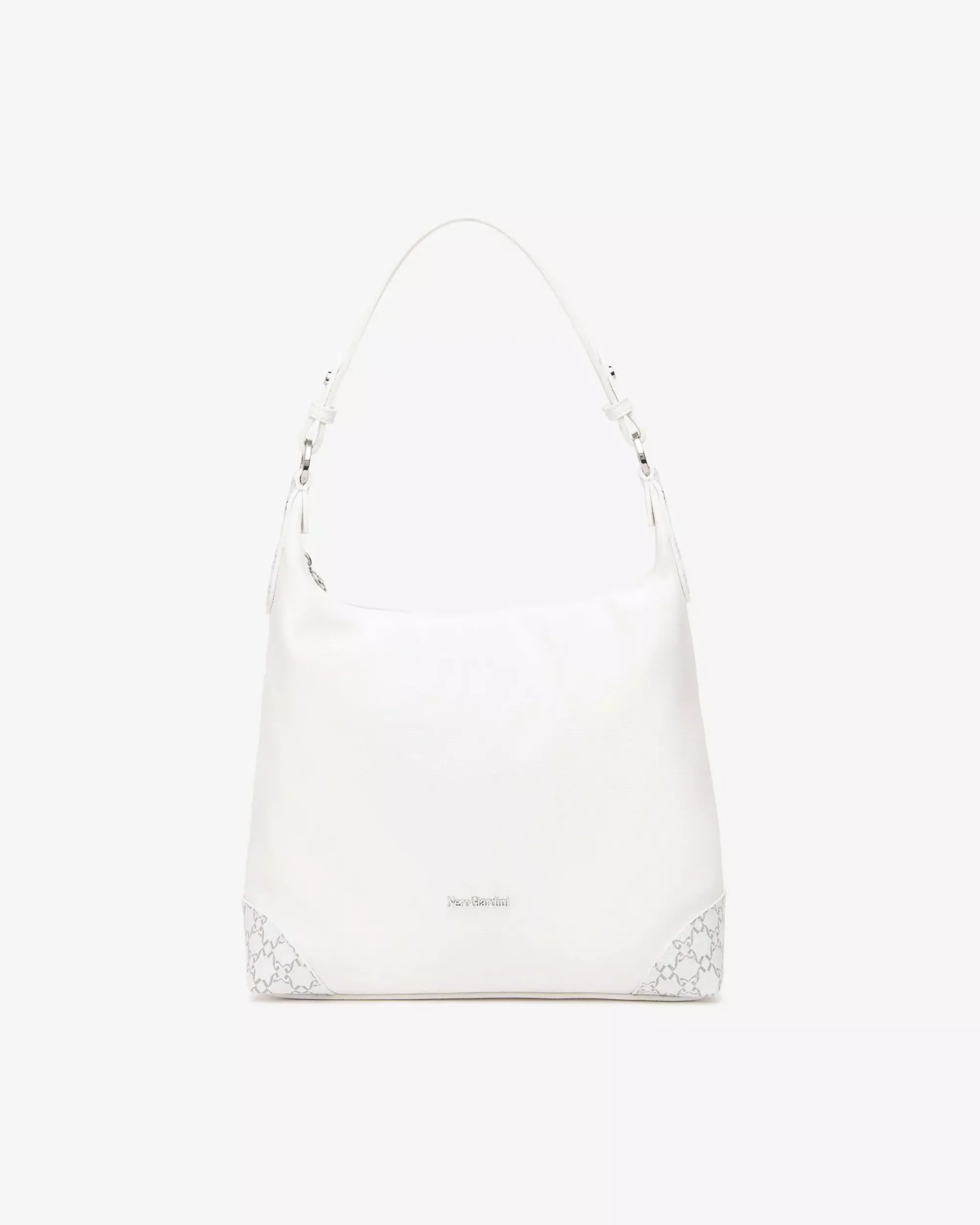 Nero Giardini Borsa Hobo da Donna in Materiale Tecnico