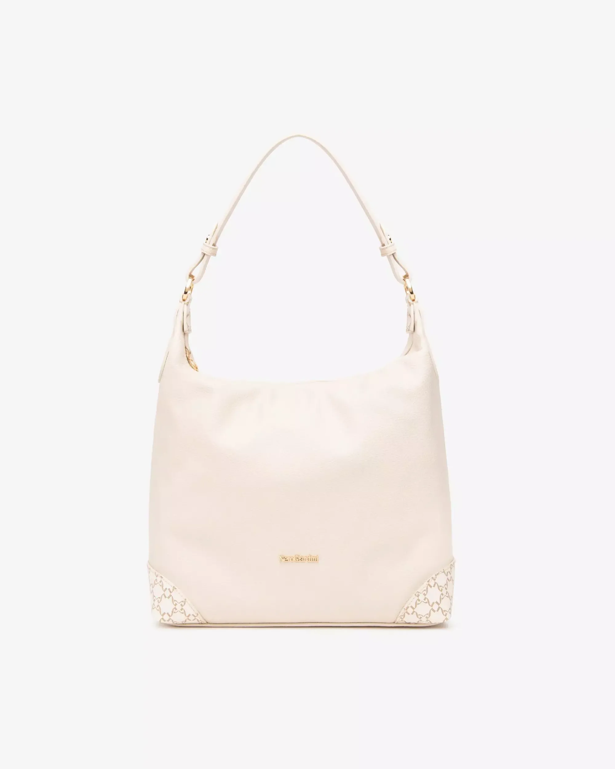 Nero Giardini Borsa Hobo da Donna in Materiale Tecnico