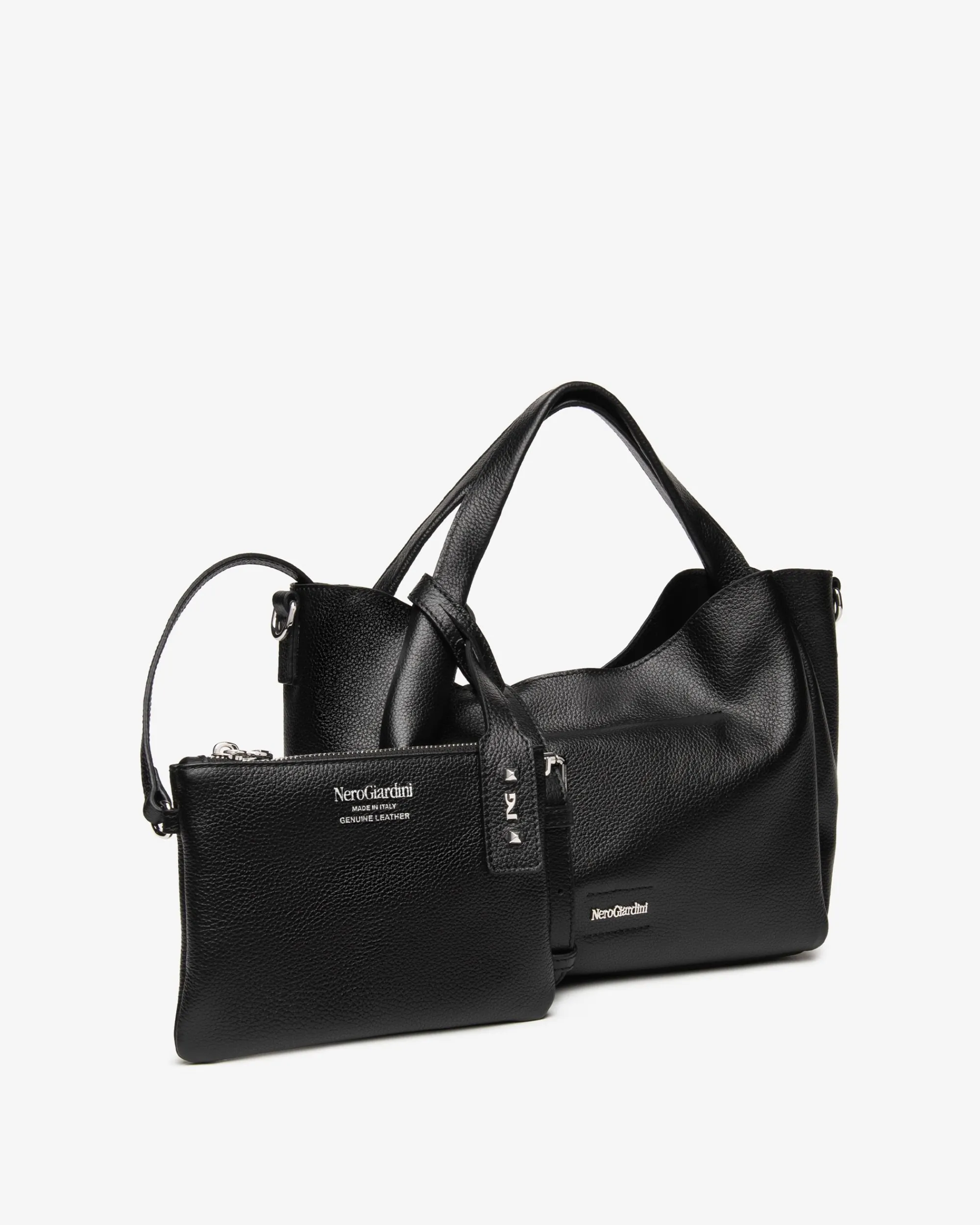 Nero Giardini Borsa Hobo da Donna in Pelle Clearance