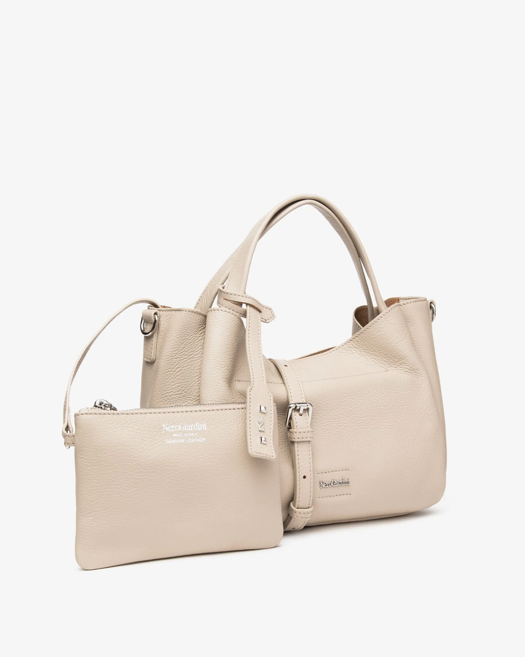 Nero Giardini Borsa Hobo da Donna in Pelle Clearance