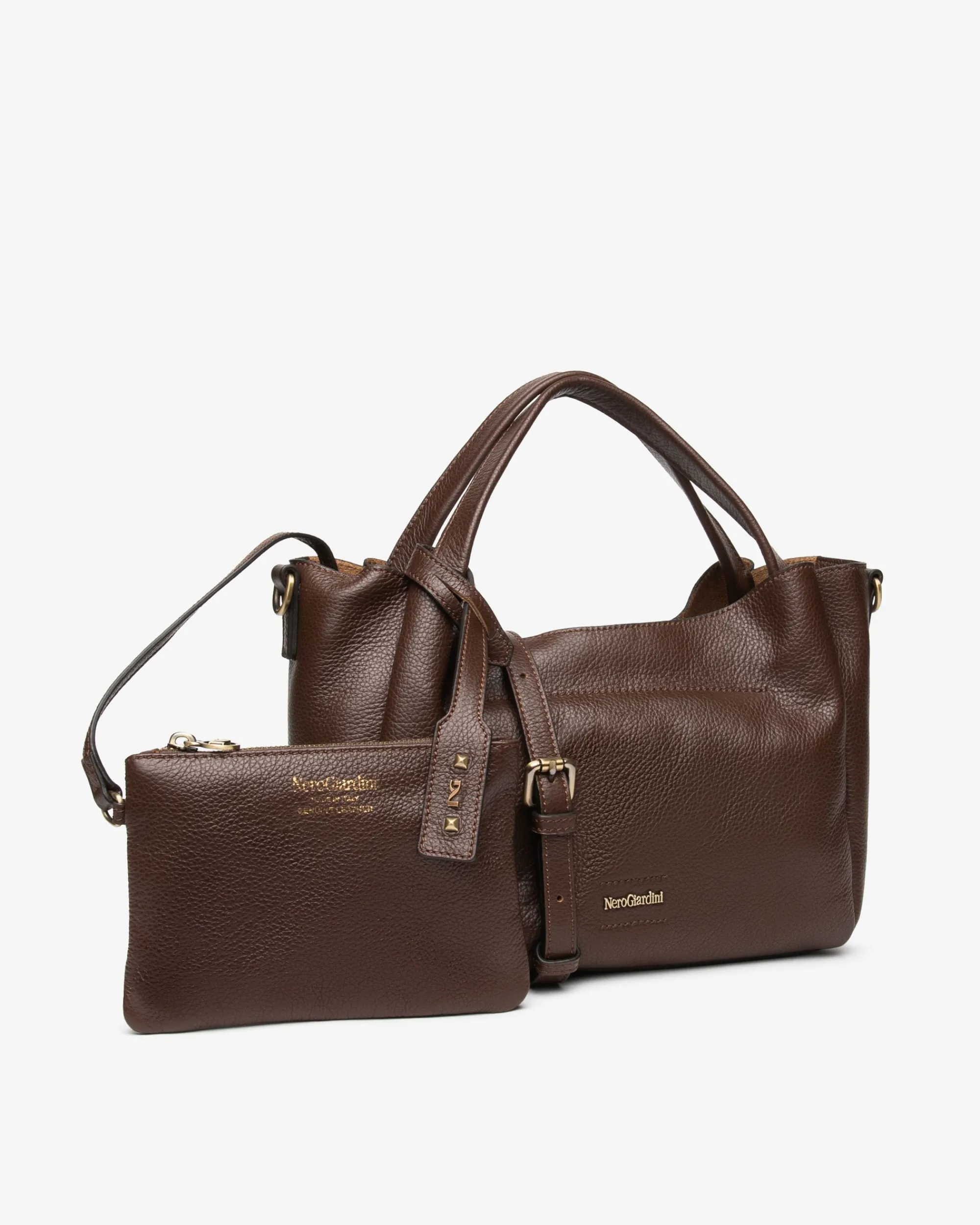 Nero Giardini Borsa Hobo da Donna in Pelle Clearance
