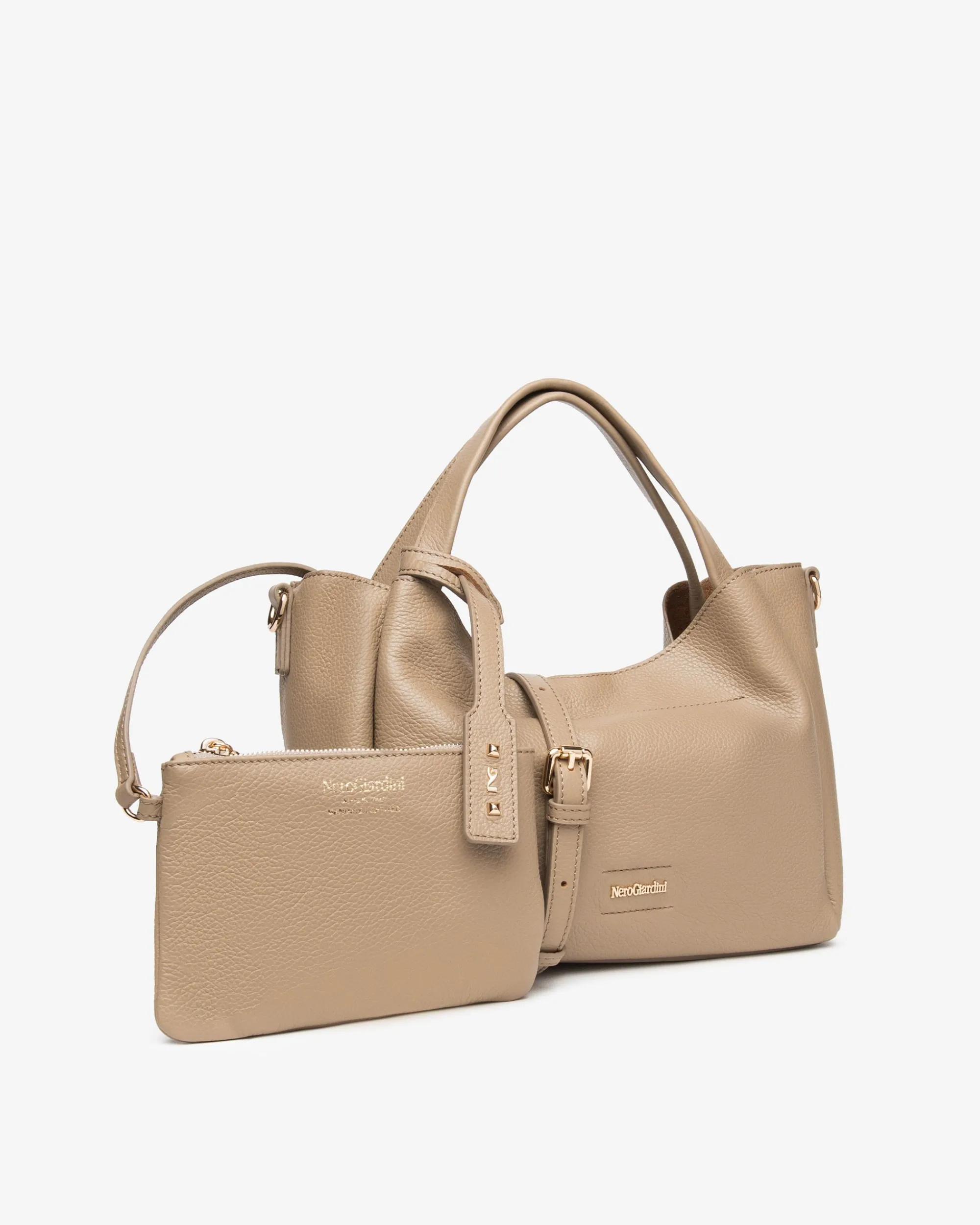 Nero Giardini Borsa Hobo da Donna in Pelle Clearance