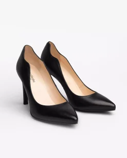 Nero Giardini Décolleté Donna in Pelle Nero Clearance
