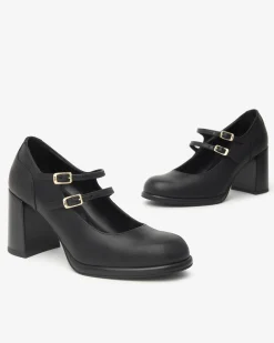 Nero Giardini Décolleté Donna in Pelle Nero Online