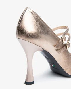 Nero Giardini Décolleté Donna in Pelle Oro Online
