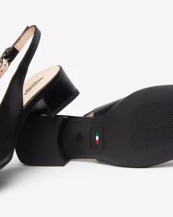 Nero Giardini Décolleté Donna in Pelle Nero Discount