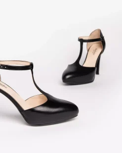 Nero Giardini Décolleté Donna in Pelle e Suede Nero New