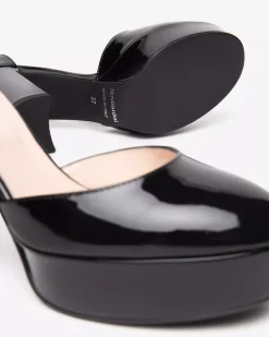 Nero Giardini Décolleté Donna in Vernice Nero Sale