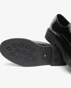 Nero Giardini Derby Donna in Pelle Nero Sale