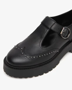 Nero Giardini Mary Jane Donna in Pelle Nero Online