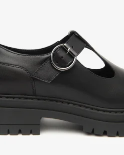 Nero Giardini Mary Jane Donna in Pelle Nero Best