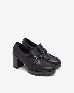 Nero Giardini Mocassini Donna in Pelle Nero Outlet