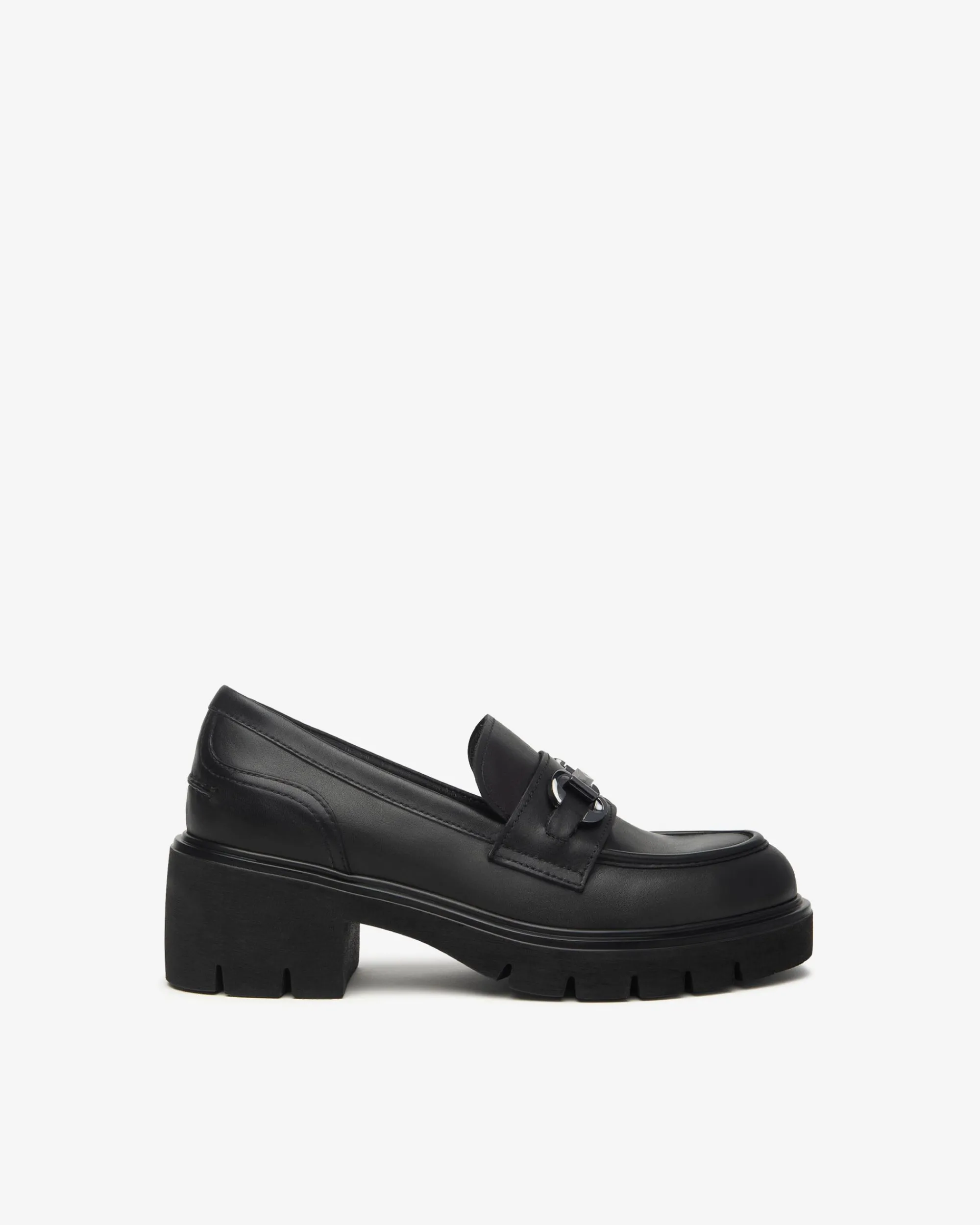 Nero Giardini Mocassini Donna in Pelle Nero