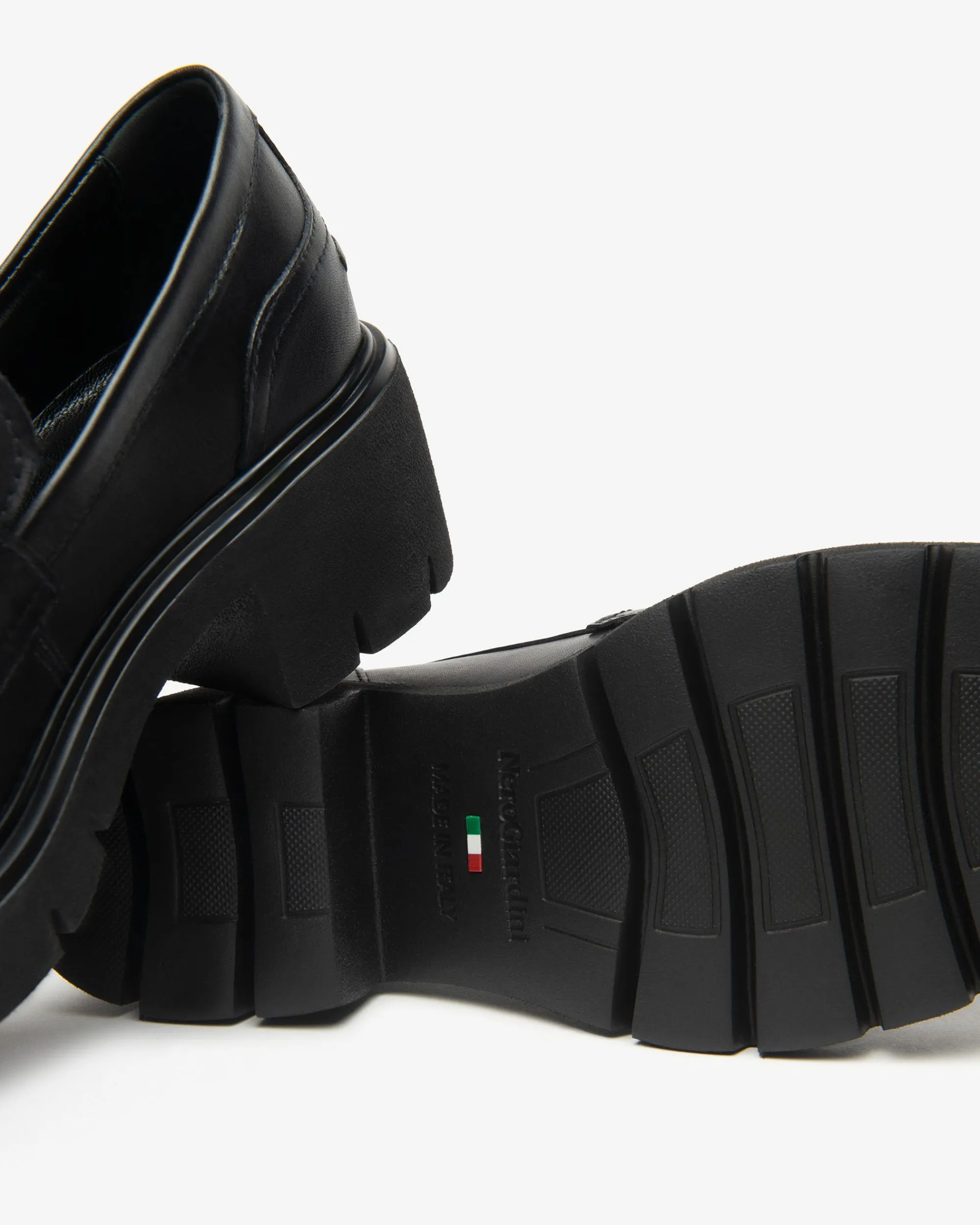 Nero Giardini Mocassini Donna in Pelle Nero