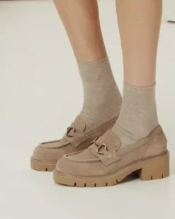 Nero Giardini Mocassini Donna in Suede Sale