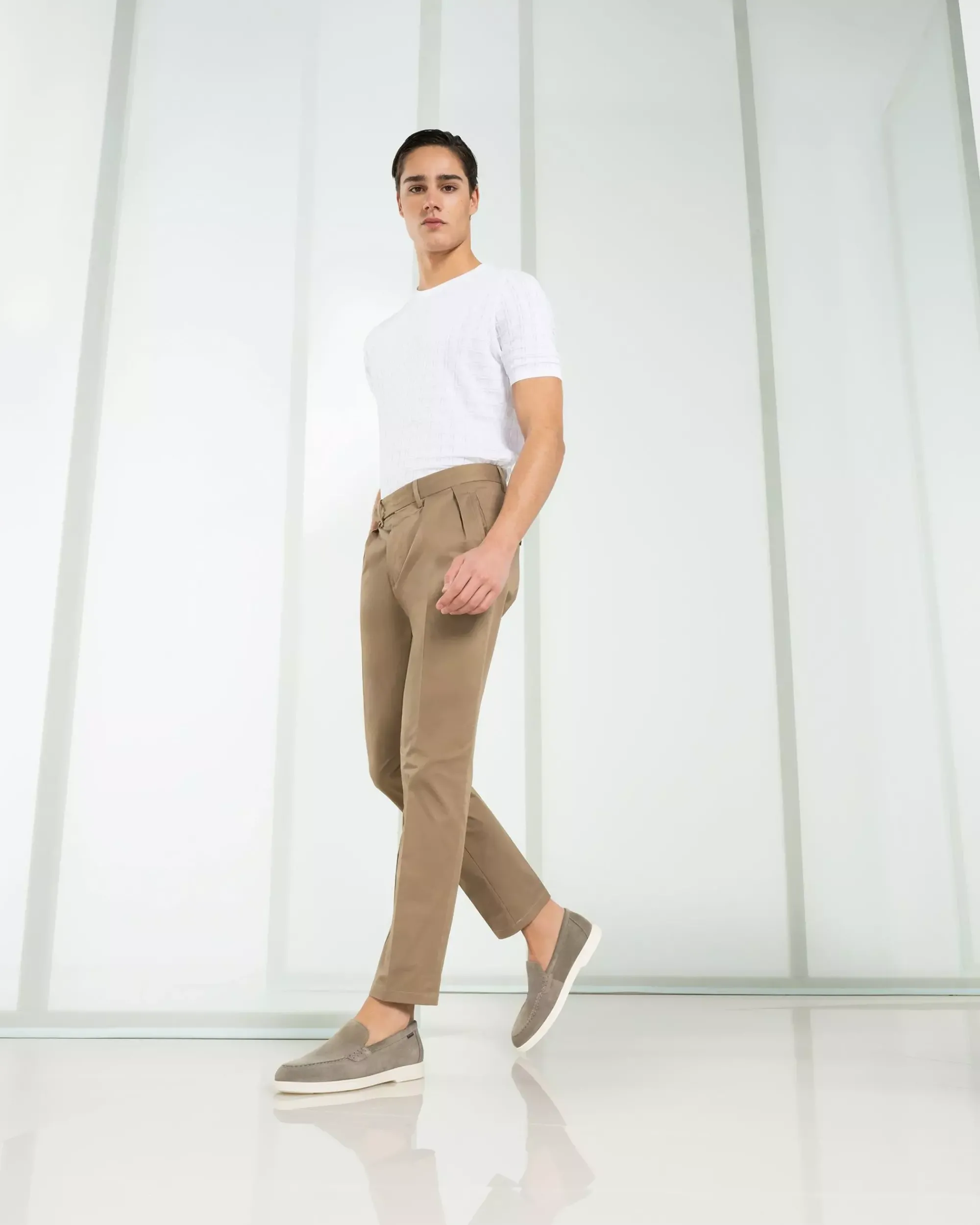 Nero Giardini Mocassini Uomo in Camoscio New