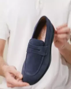 Nero Giardini Mocassini Uomo in Camoscio Sale