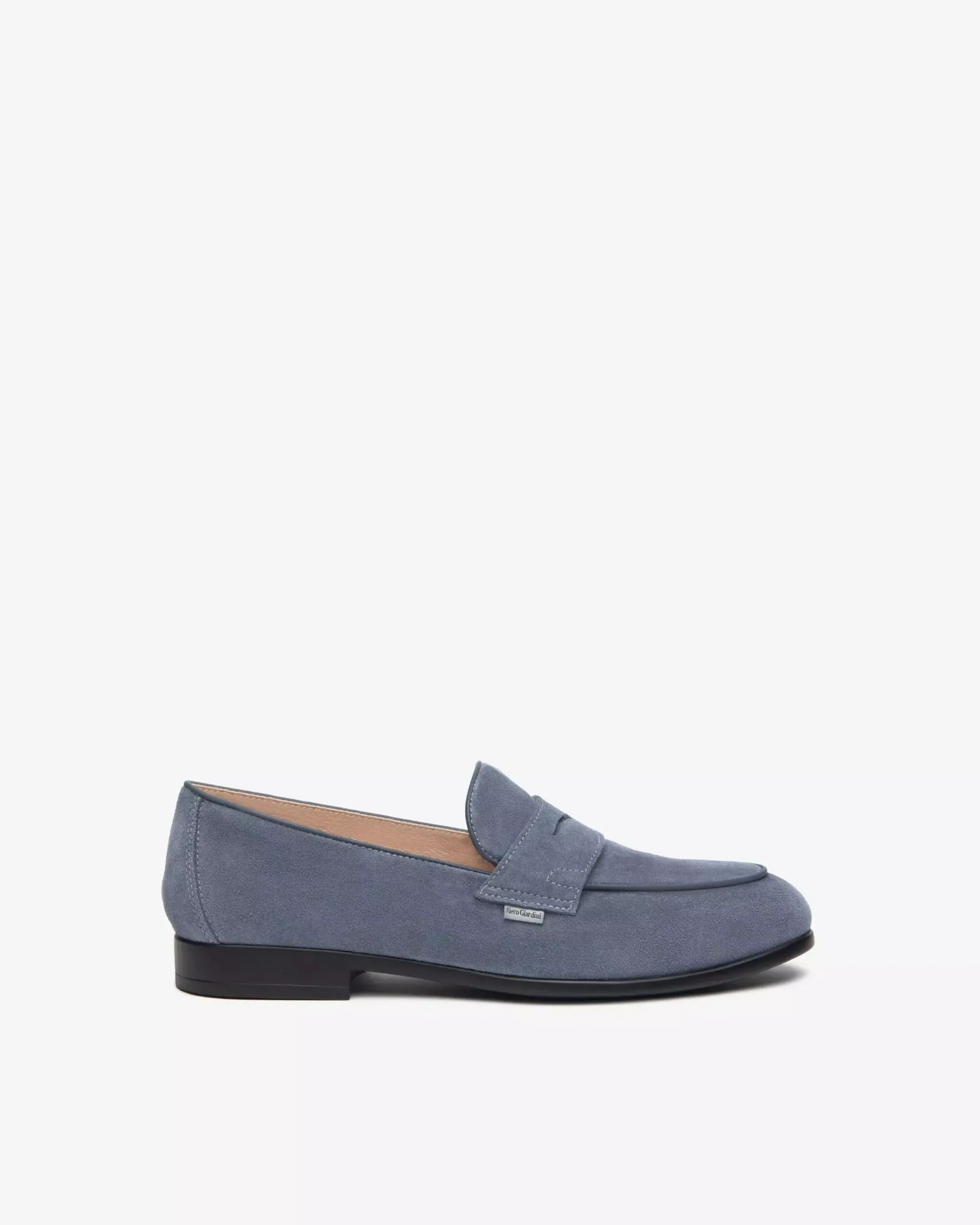 Nero Giardini Mocassini Uomo in Camoscio Clearance