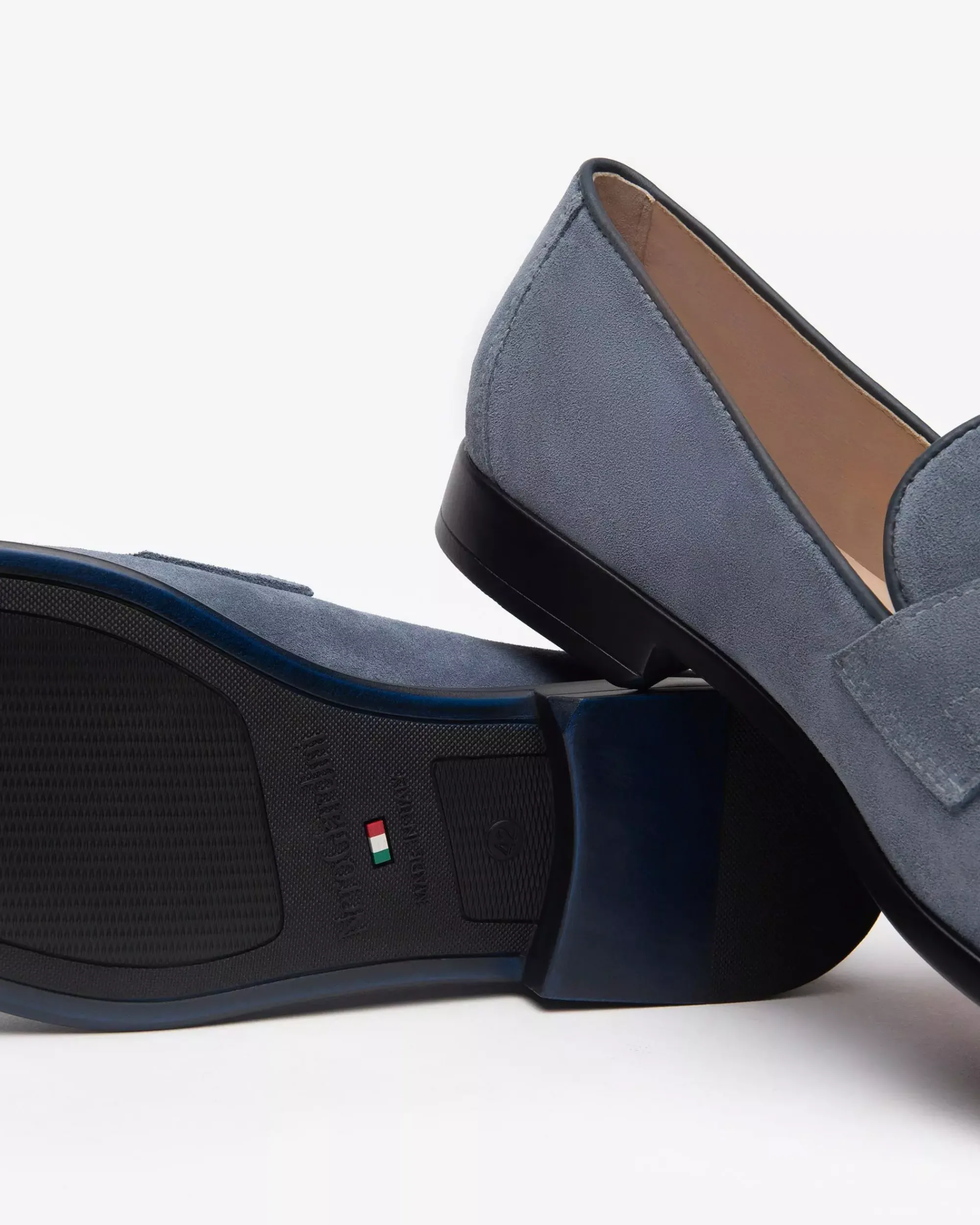 Nero Giardini Mocassini Uomo in Camoscio Clearance