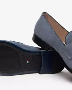 Nero Giardini Mocassini Uomo in Camoscio Clearance