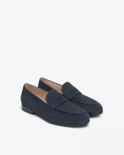 Nero Giardini Mocassini Uomo in Camoscio Clearance