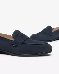 Nero Giardini Mocassini Uomo in Camoscio Clearance