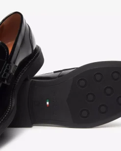 Nero Giardini Mocassini Uomo in Pelle Clearance