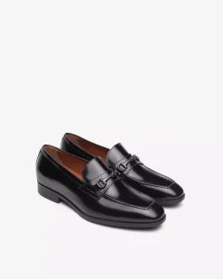 Nero Giardini Mocassini Uomo in Pelle Nero Online