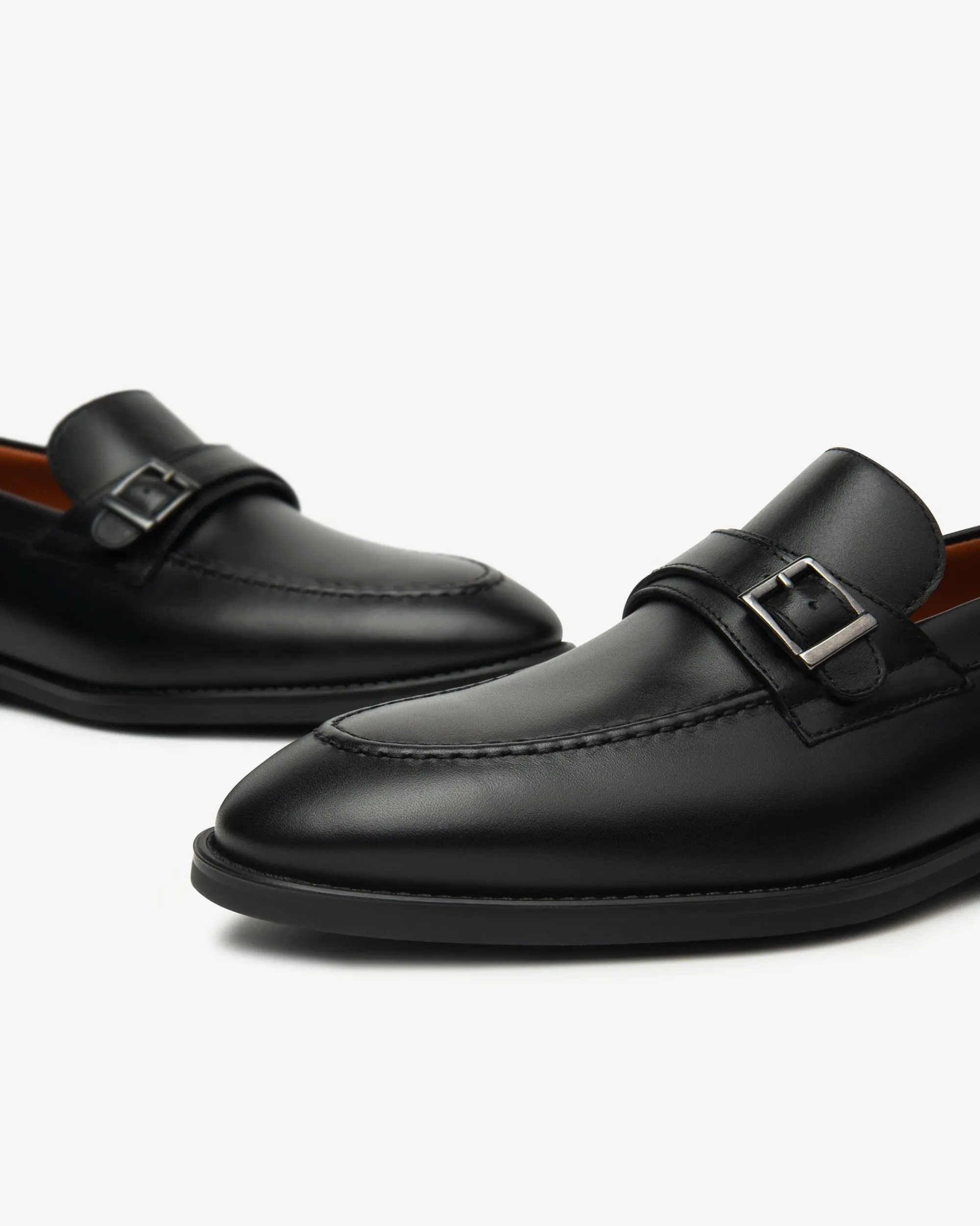 Nero Giardini Mocassini Uomo in Pelle Nero Discount