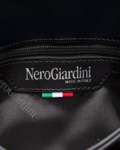 Nero Giardini Pochette da Donna in Materiale Tecnico Nero