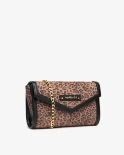 Nero Giardini Pochette da Donna in Materiale Tecnico Marrone Online