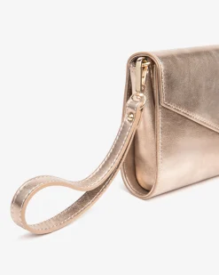Nero Giardini Pochette da Donna in Pelle Oro Online