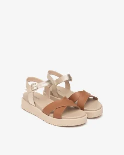 Nero Giardini Sandali Donna in Pelle Marrone