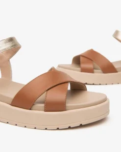 Nero Giardini Sandali Donna in Pelle Marrone