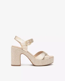 Nero Giardini Sandali Donna in Pelle Platino Best