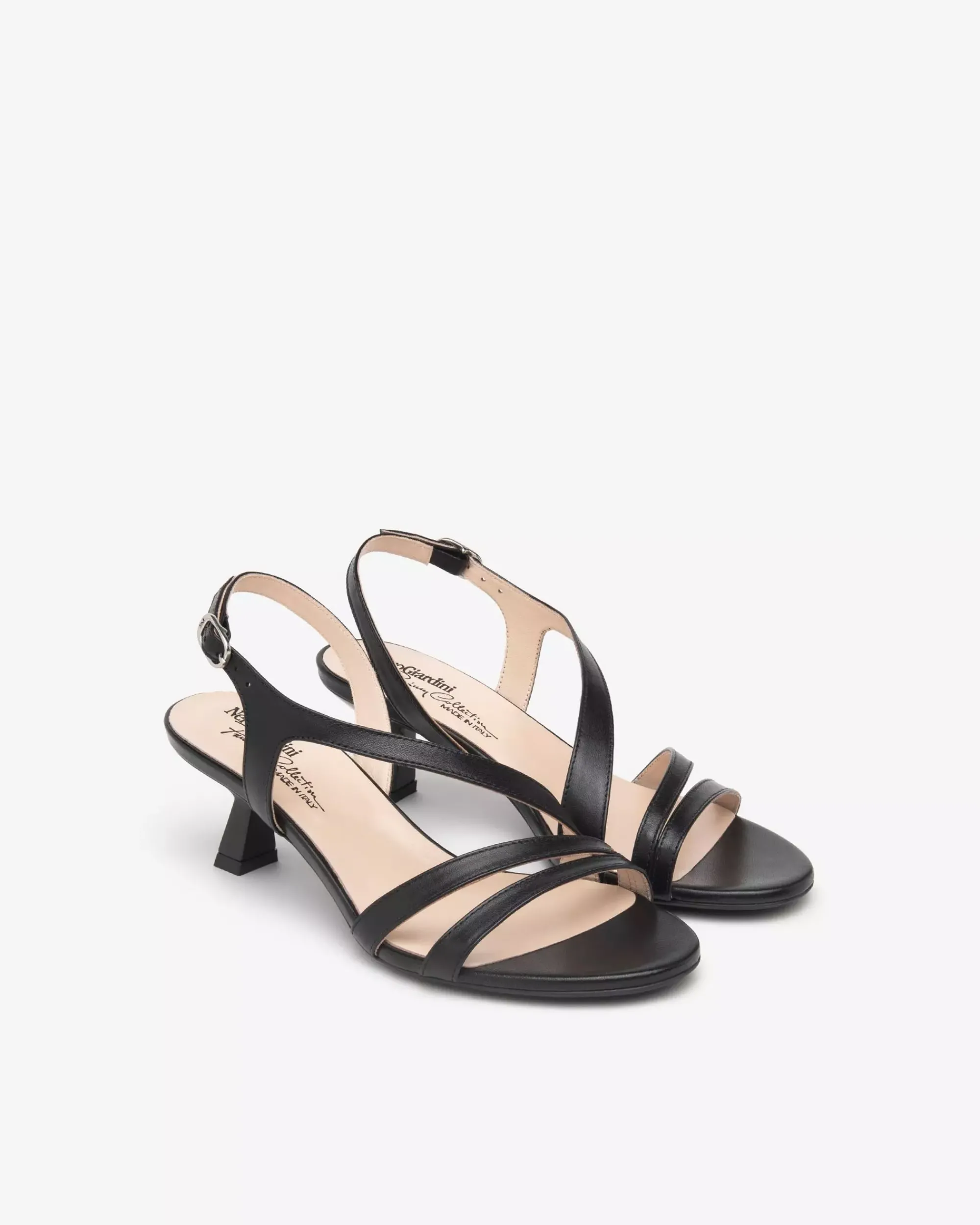 Nero Giardini Sandali Donna in Pelle Nero Online