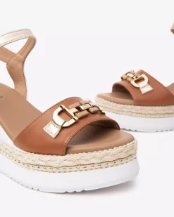 Nero Giardini Sandali Donna in Pelle New
