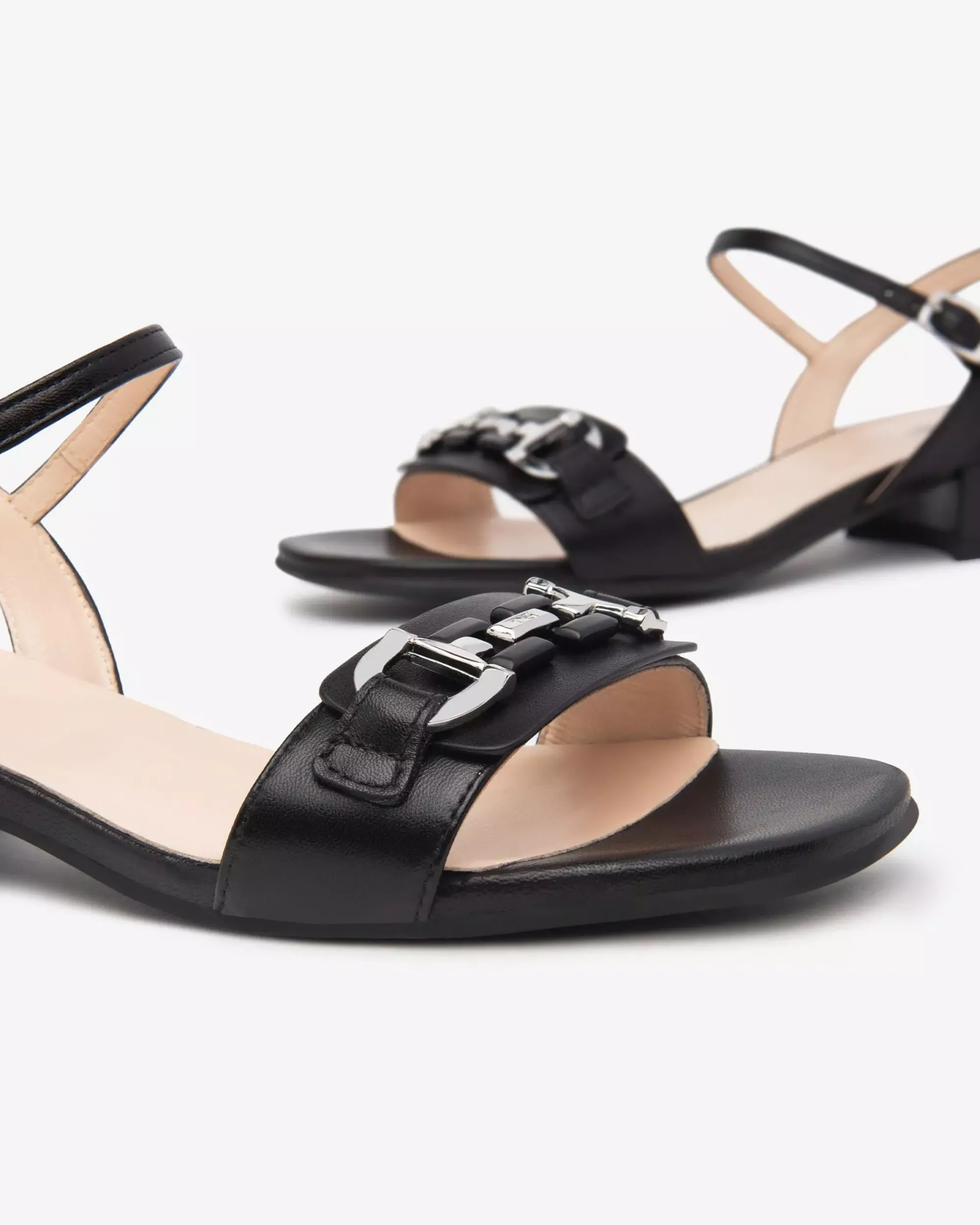 Nero Giardini Sandali Donna in Pelle Nero Clearance