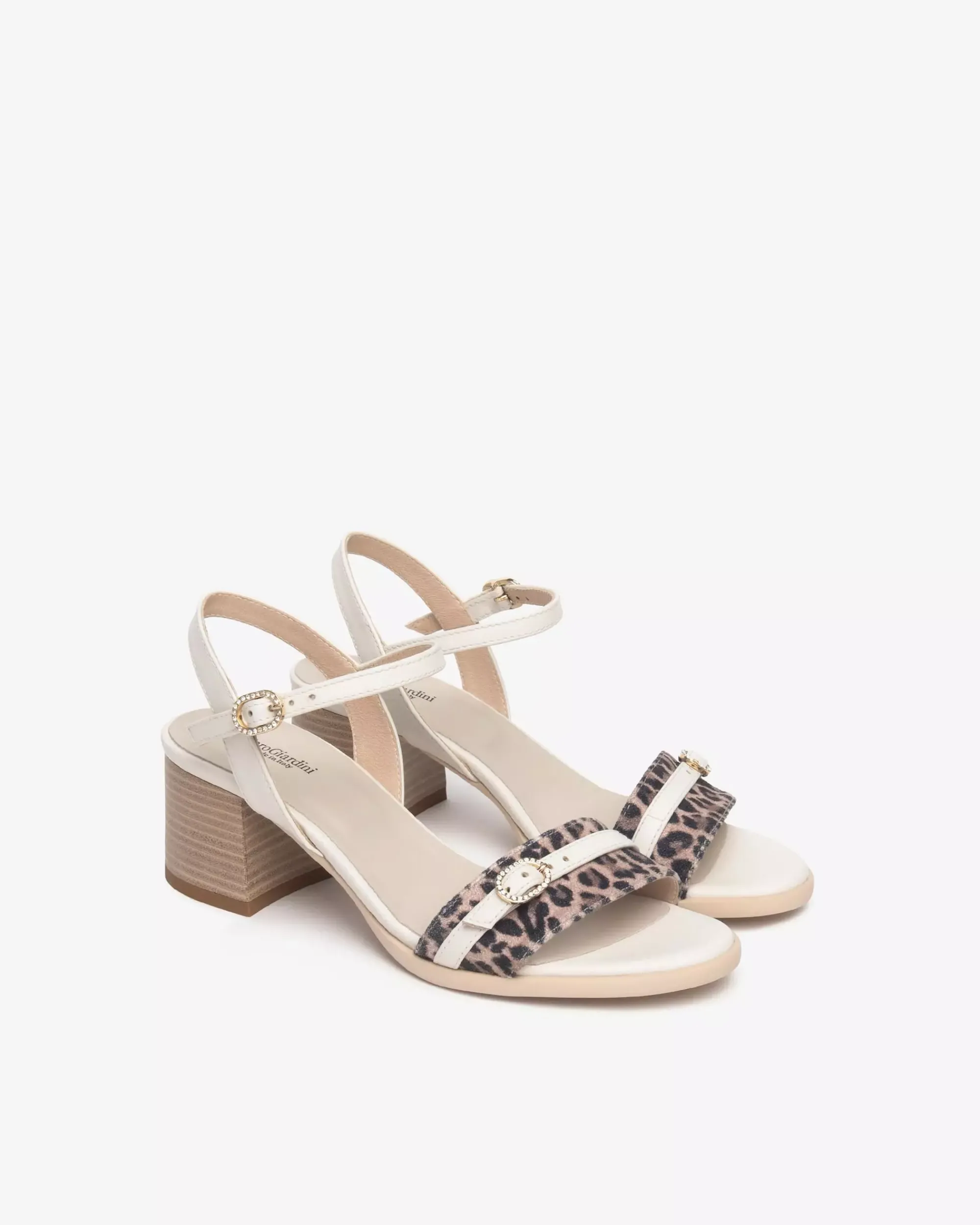 Nero Giardini Sandali Donna in Pelle e Materiale Tecnico Sale