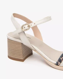Nero Giardini Sandali Donna in Pelle e Materiale Tecnico Sale