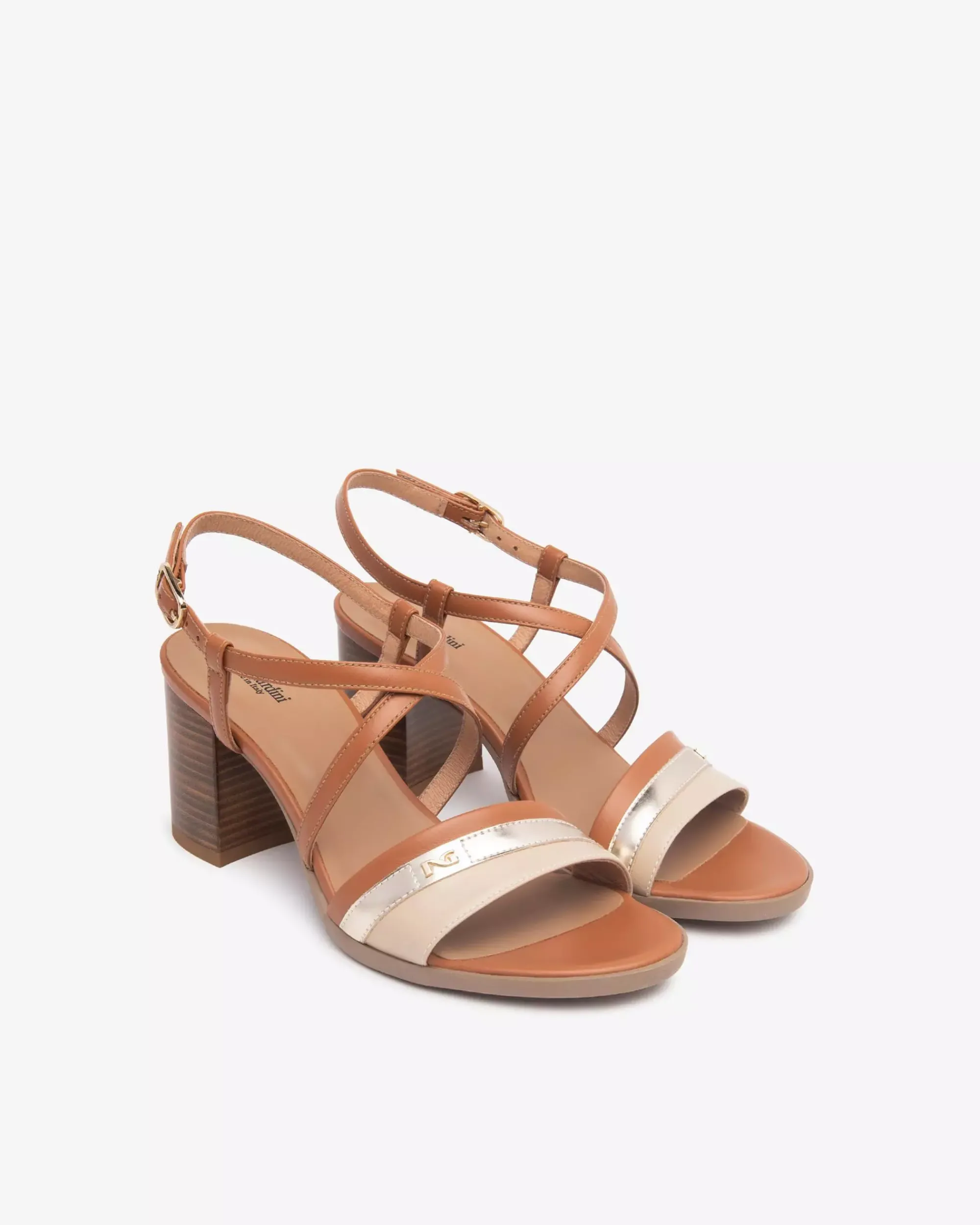 Nero Giardini Sandali Donna in Pelle e Materiale Tecnico New